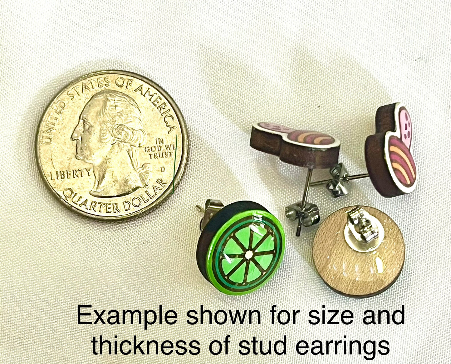 Mushroom Stud Earrings