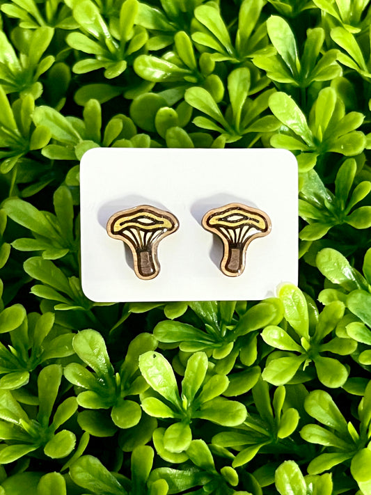 Mushroom Stud Earrings