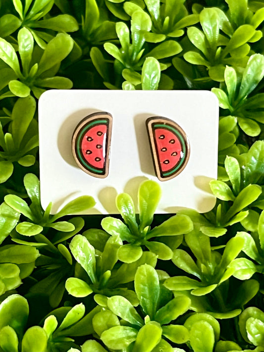 Watermelon Stud Earrings