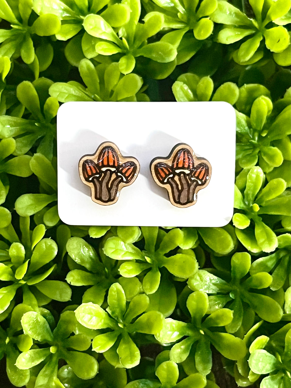 Mushroom Stud Earrings