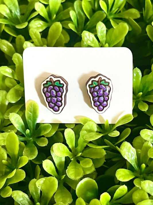 Grapes Stud Earrings