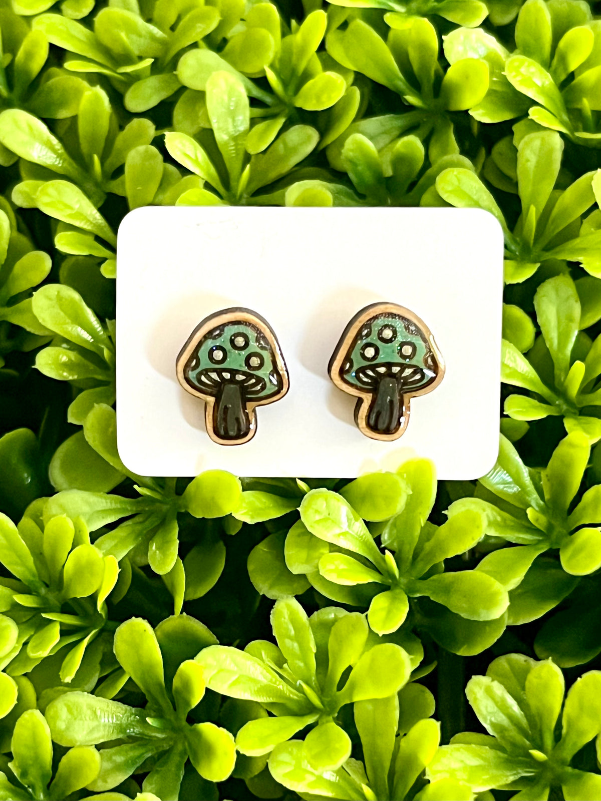 Mushroom Stud Earrings
