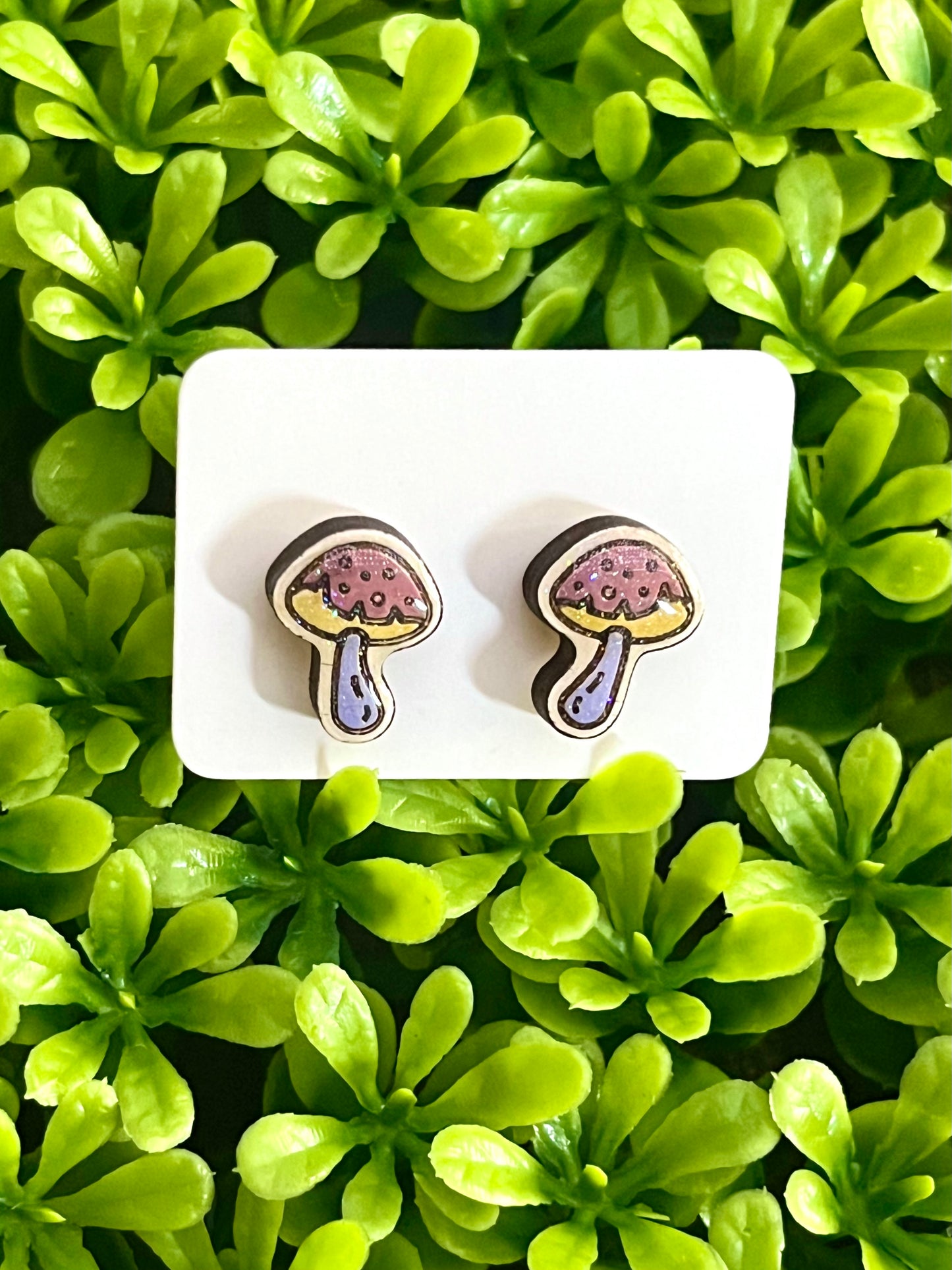 Mushroom Stud Earrings